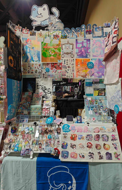 my 4ft. display at Anime Los Angeles 2026